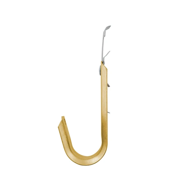 Alt view image 2 of 7 - Heavy Duty Metal Cable Support Batwing J-Hook Hangers with Bat Wing Clip for Ceiling Wire & Threaded Rod for Cable Management