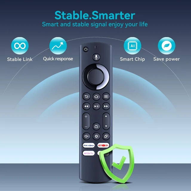 Alt view image 2 of 7 - NS-RCFNA-21 REV D/NS-RCFNA-21 Rev B Replacement Voice Remote Control Compatible for Insignia and Toshiba Smart TV, for 2022 Chrysler Pacifica HybridRear Seat DVD Theater