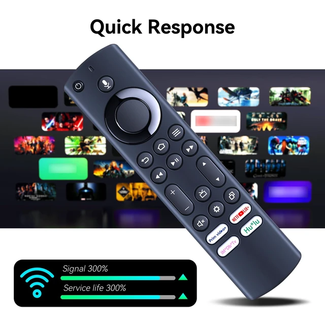 Alt view image 4 of 7 - NS-RCFNA-21 REV D/NS-RCFNA-21 Rev B Replacement Voice Remote Control Compatible for Insignia and Toshiba Smart TV, for 2022 Chrysler Pacifica HybridRear Seat DVD Theater