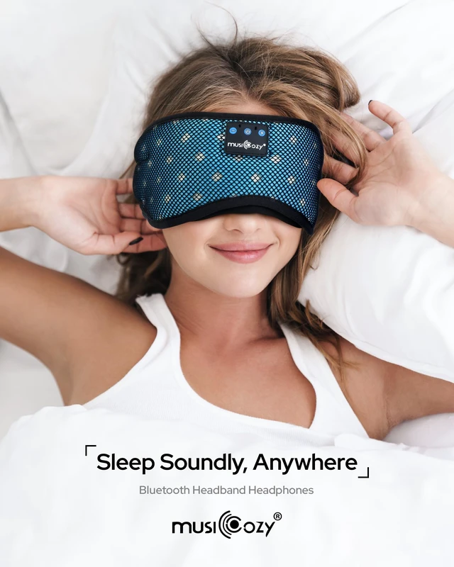 Alt view image 6 of 7 - Bluetooth Sleep Mask Headphones for Side Sleepers Bluetooth Sleep Mask Headphones for Side Sleepers
