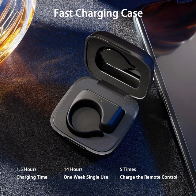 Alt view image 7 of 7 - TikTok Scrolling Ring, Bluetooth Page Turner, Camera Remote, Long Battery Life, Compatible with iOS & Android, Up to 30ft Range, Black