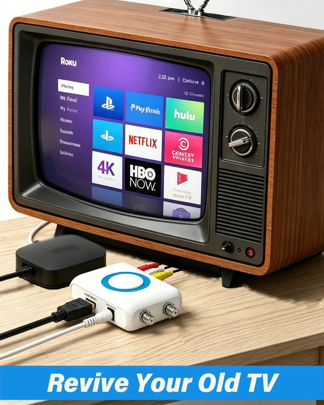 Alt view image 4 of 7 - HDMI to RF Modulator, HDMI to Coax Adapter, HDMI to RCA Converter PAL/NTSC CH3/CH4 Switches, VHF AV Adapter, Fits Fire TV Stick Roku VHS VCR Player PS5 Xbox 360 Gaming Laptop HD Digital Video