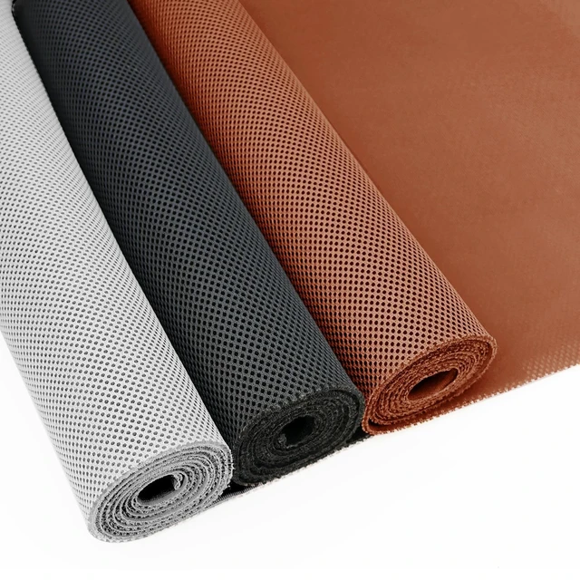 Alt view image 2 of 6 - Stereo Mesh Fabric for Speaker Repair 60 x 40 in / 150 x 100 CM - Premium Quality Speaker Grill Cloth for Speaker Restoration and Repair Black