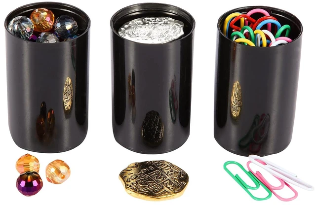 Alt view image 5 of 7 - 30 Pieces Plastic Film Canister Holder Containers, Black 35 mm Empty Camera Reel Containers, Storage Case with Lids for Storing Small Accessories, Film, Keys, Coins, Art Beads