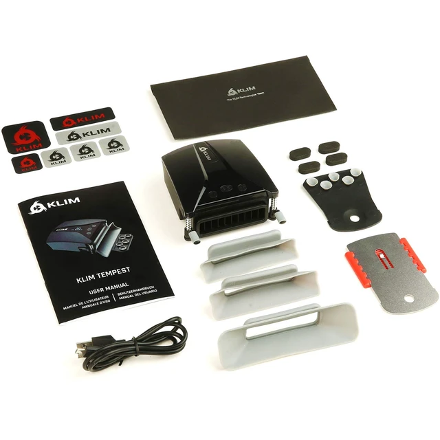 Alt view image 6 of 7 - Tempest Laptop Cooler with Vacuum Fan, Rapid Cooling, Temperature Detection Automatic or Manual Mode, Spins at 4000 RPM for Quiet Performance