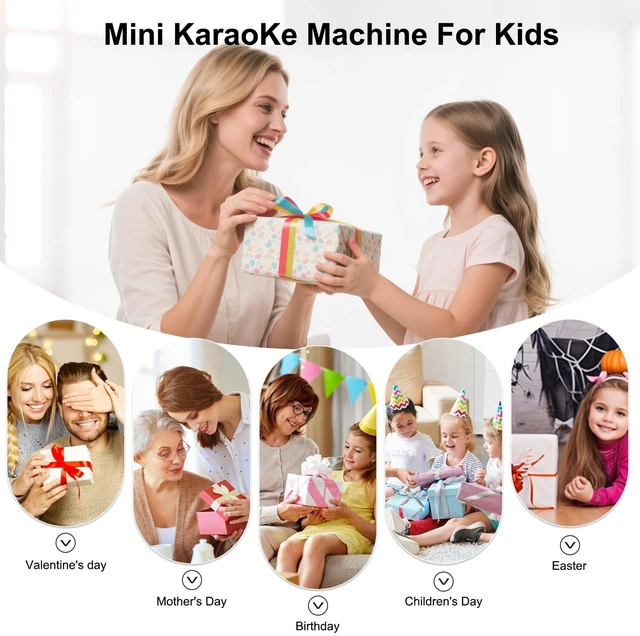Alt view image 4 of 7 - Portable Bluetooth Speaker with 360°HD Stereo Sound and Robust Bass, Stocking Stuffers, Microphone, 3-8H Playtime, BT 5.3, DSP, Small Wireless Speaker for party, camping, car, White Elephant Gifts