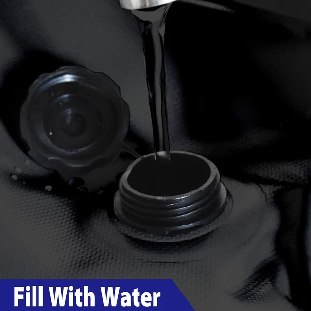 Alt view image 4 of 7 - USA 4-Pack Waterbag Weights,Photography Waterbags for Light Stands and Video Equipments,Heavy Duty Saddlebag for Backdrop Stand,Tripod,Canopy,Umbrella Base,Fishing Chair and Picnic Table(Black)