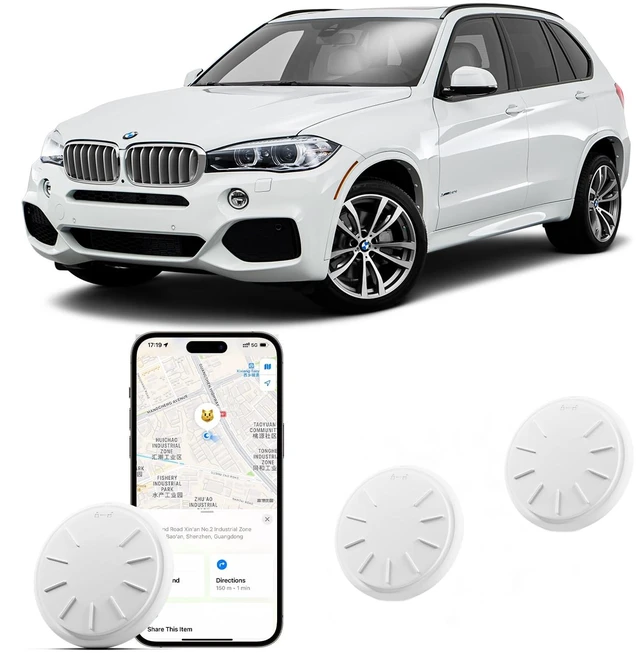 Main image of Tracker Tags-3 Pack, Item Tracker with Waterproof Case for Your Keys, Wallet etc, Luggage Trackers Works with Find My APP (iOS Only)