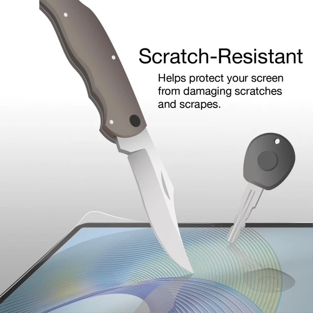 Alt view image 3 of 7 - Screen Protector Compatible with Skylight Calendar (15 inch) - ClearTouch Anti-Glare ToughShield 9H (2-Pack), Anti-Glare 9H Tough Flexible Film Screen Protector