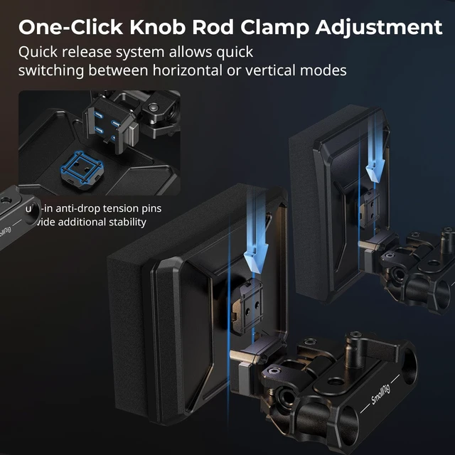 Alt view image 5 of 7 - Lightweight Chest Pad with 15mm LWS Rod Clamp for Handheld Camera Operation - MD3183