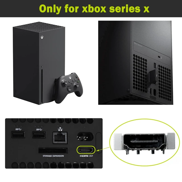 Alt view image 2 of 5 - 4 Pack HDMI Port Replacement for Xbox Series X Console, Display Socket Jack Connector Repair for XSX Console, M1087810-Original OEM Quality