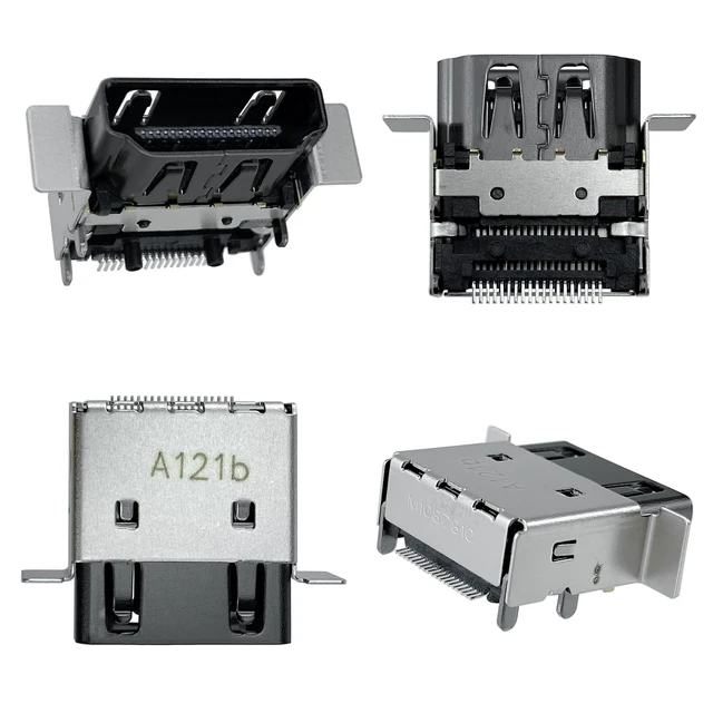 Alt view image 4 of 5 - 4 Pack HDMI Port Replacement for Xbox Series X Console, Display Socket Jack Connector Repair for XSX Console, M1087810-Original OEM Quality