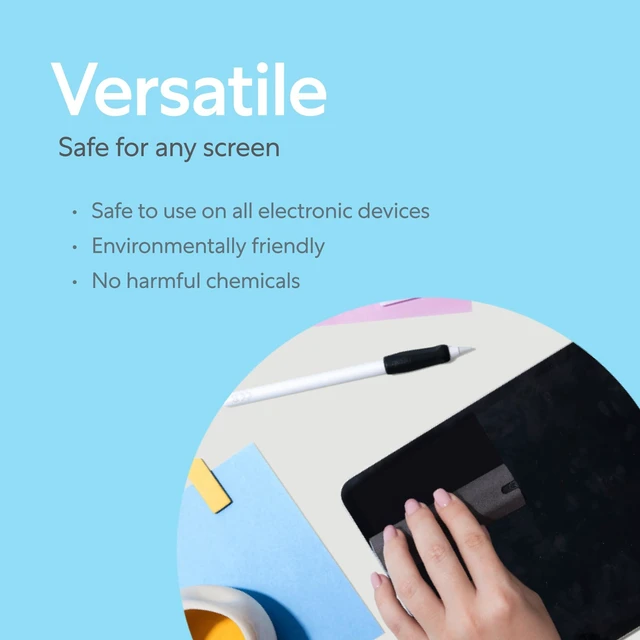 Alt view image 3 of 5 - ® Cleaning Kit, refillable - Safe for iPad & Electronic Displays All-in-One - Refillable Microfiber Spray Bottle & Cleaning Solution + 5 Refill Tablets