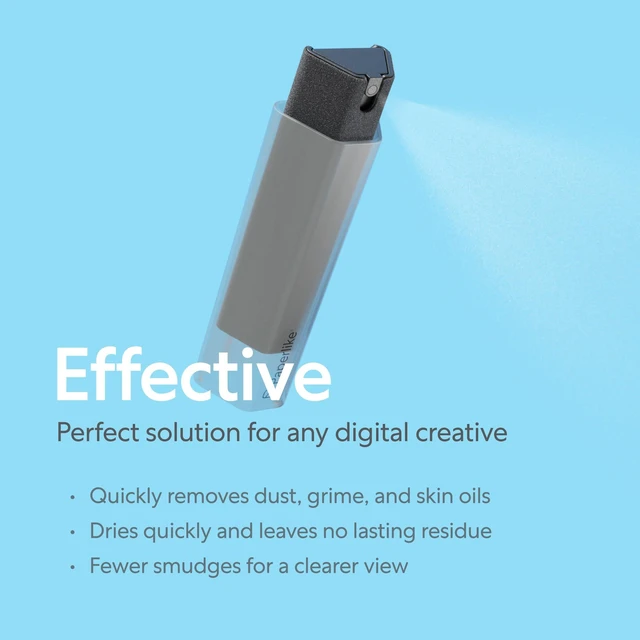 Alt view image 4 of 5 - ® Cleaning Kit, refillable - Safe for iPad & Electronic Displays All-in-One - Refillable Microfiber Spray Bottle & Cleaning Solution + 5 Refill Tablets