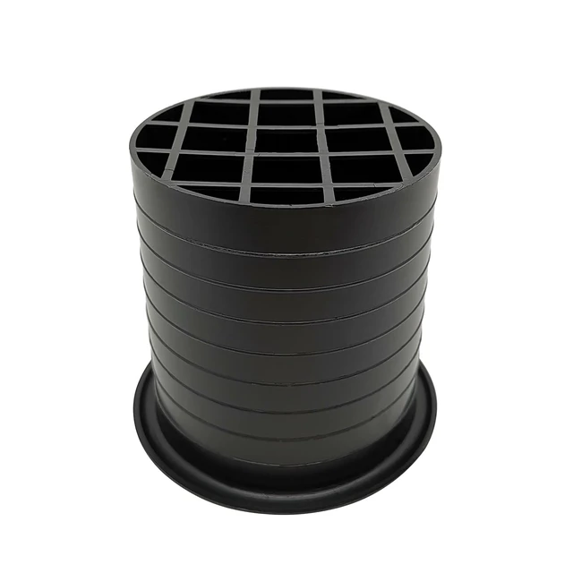 Alt view image 4 of 7 - Subwoofer Speaker Cabinet Port Tubes, 4"x4.5", 2 Pack 4" Diameter x 4.5" Length, Bottom Grid, for PA/DJ Speaker Cabinets Subwoofer Bass Reflex Tube Box Vent