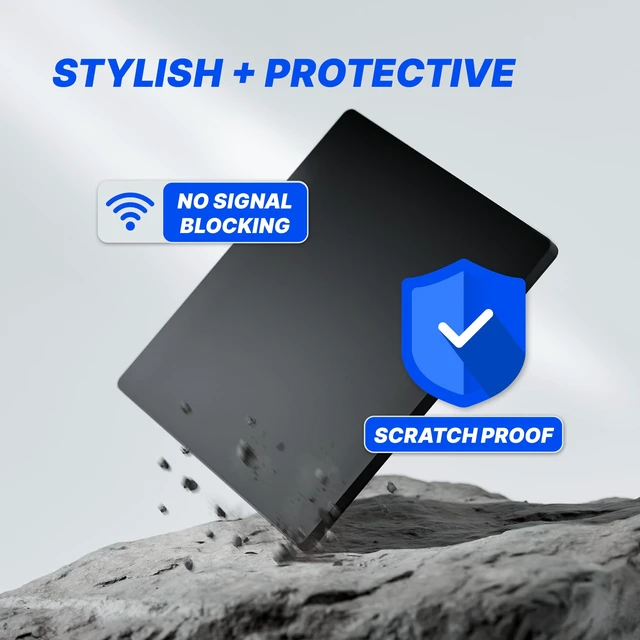 Alt view image 3 of 7 - Protective Skin Sticker for Starlink Mini Accessories, Black Weatherproof, residue-free sticker protects your device without signal loss, easy to apply and remove for outdoor use
