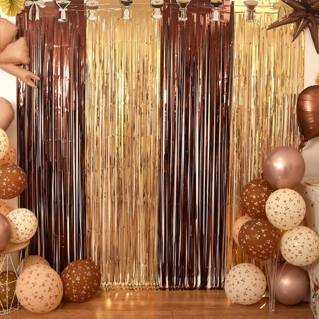 Alt view image 2 of 7 - Espresso Martini Party Decorations, Including 2 Pack Coffee Cocktail Party Streamers, 23pcs Espresso Martini Balloons & 1pcs Tini Bit Older Birthday Banner for Love is Brewing Photo Backdrop Supplies