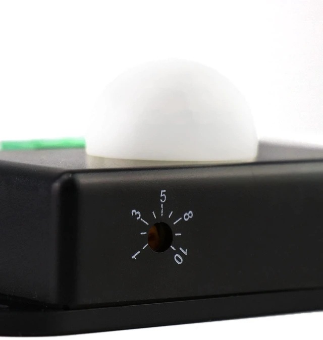Alt view image 5 of 7 - Motion Sensor LED Switch (4 Pack) with Timer Function, 12-24V, 6A, 5-8M Induction Distance, 1-10 Min Adjustable Delay Time, 60 Degree Field of View