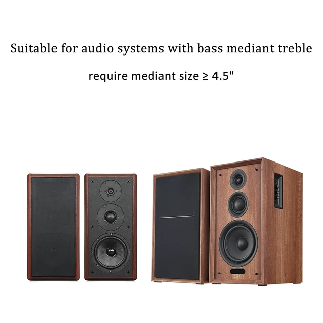 Alt view image 7 of 7 - 3 Way Speaker Crossover, 200W Passive for HiFi Home Audio, 2 Pack Model PUV-W3, 4-8 Ohm Frequency Divider for Bass Midrange Tweeter Bookshelf Speakers