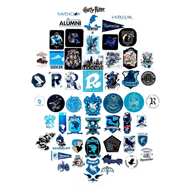 Alt view image 4 of 5 - Conquest Harry Potter Ravenclaw Vinyl Decal Stickers (120-Pack) Unique Stickers Including Holograms, Waterproof & UV Resistant, Potterfy All The Things, Variety Bundle, Officially Licensed