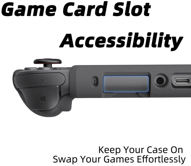 Alt view image 6 of 7 - by Skull & Co. StandGrip for Nintendo Switch 2: A Soft Protective Case with Textured Grips Full Protection and Stand, Shock-Absorption Non-Slip and Anti-Scratch Cover - Black