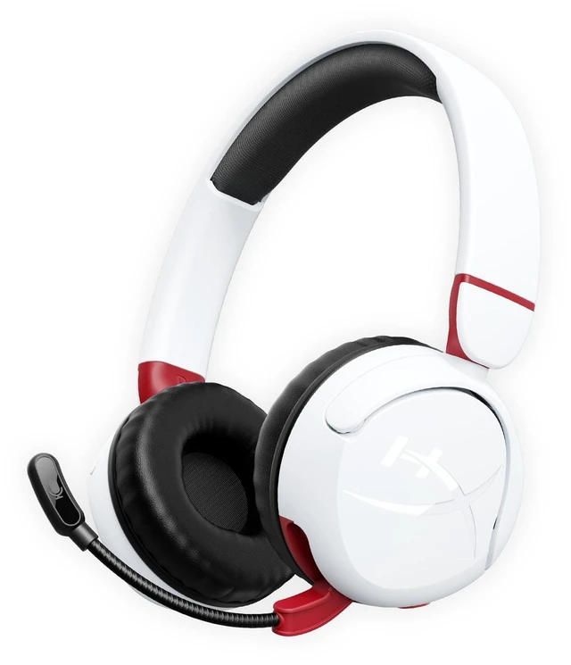 Main image of Cloud Mini Kids Wireless Gaming Headset for Ages 8-12, Volume Limited to 85dB, Bluetooth and 3.5mm, Up to 25-Hour Battery, for Switch, PlayStation, Xbox, PC, Chromebook, and Mobile White