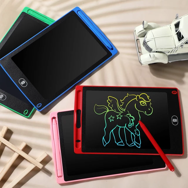 Alt view image 7 of 7 - 20 Pcs LCD Writing Tablet for Kids 10 Inch Electronic Doodle Board Colorful Screen Doodle Board Erasable Pad Drawing Pad for Kids Toddler 6 Years Old Educational Learning Toy (Black Screen)