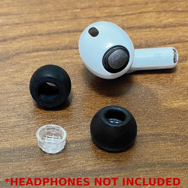 Alt view image 3 of 5 - 9pc Memory Foam Replacement Ear Tips for Apple Airpods Pro 3 (3rd Gen 2025) Headphones -Assorted S/M/L
