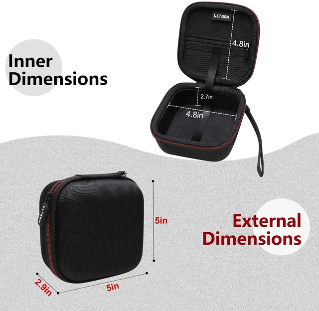 Alt view image 2 of 4 - LTGEM Case Compatible with Marshall Willen II/Willen Bluetooth Speaker Hard Organizer Portable Carry Cover Storage Bag (Black)