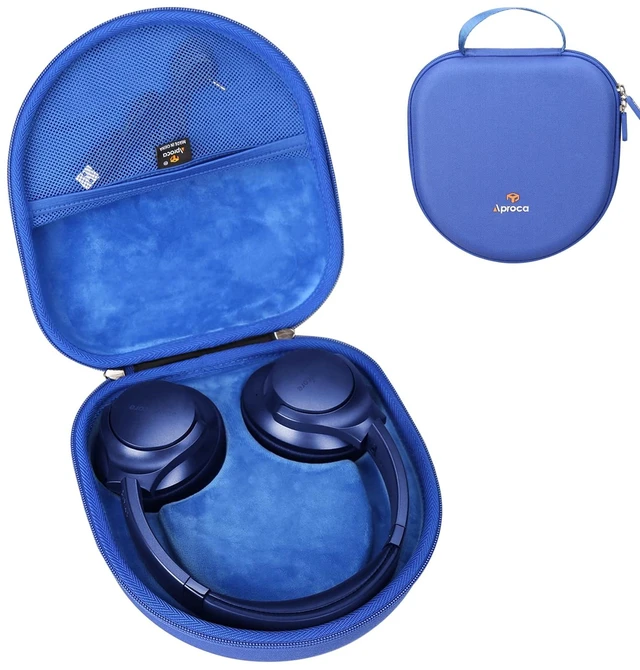 Main image of Blue Hard Storage Travel Case, Fit for Soundcore Anker Life Q20 / Anker Q20i Hybrid Active Noise Cancelling Headphones