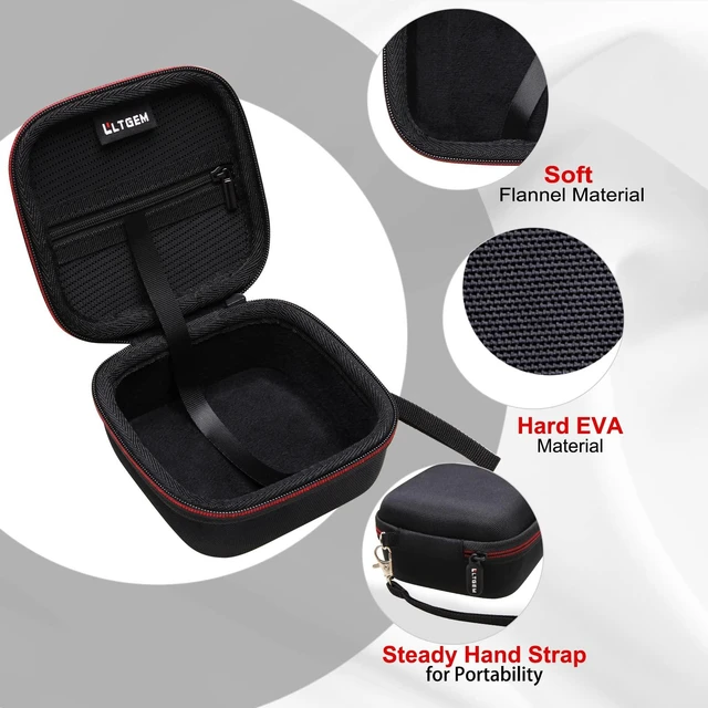 Alt view image 3 of 4 - LTGEM Case Compatible with Marshall Willen II/Willen Bluetooth Speaker Hard Organizer Portable Carry Cover Storage Bag (Black)
