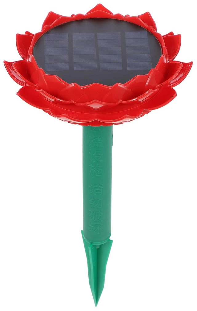 Main image of Solar Lotus Speaker for Outdoor Use Waterproof Music Player Buddhist Prayer and Garden Decoration Portable Design for Yard Solar Powered Music Box