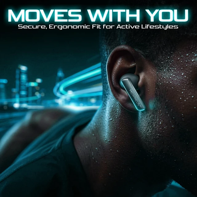 Alt view image 5 of 7 - Pulse ANC Hybrid Wireless Earbuds, Twice Picks CES 2024 Award Audio, Bluetooth 5.3, Hi-Res 96kHz/24-bit, 10mm Graphene Drivers, 40H Playtime, IPX6