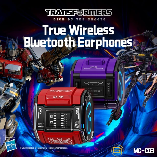 Alt view image 4 of 7 - MG-C03 Bluetooth TWS Wireless Earbuds HiFi Sound, Low Latency Gaming & Music Dual Mode Headset, Noise Cancelling, Touch Control, Long Battery Life & Charging Case (Purple - Nightbird)
