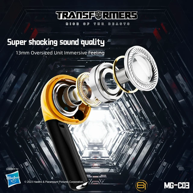 Alt view image 6 of 7 - MG-C03 Bluetooth TWS Wireless Earbuds HiFi Sound, Low Latency Gaming & Music Dual Mode Headset, Noise Cancelling, Touch Control, Long Battery Life & Charging Case (Purple - Nightbird)