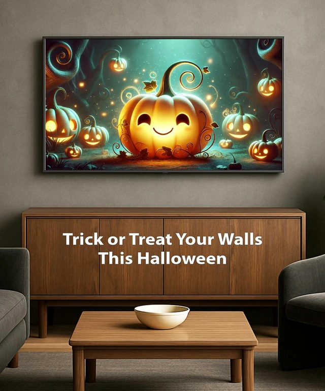 Alt view image 6 of 7 - Digital Holiday Art USB - Art TV Holiday Edition Transform your smart TV into a captivating digital art display, giving your television the look of holiday art
