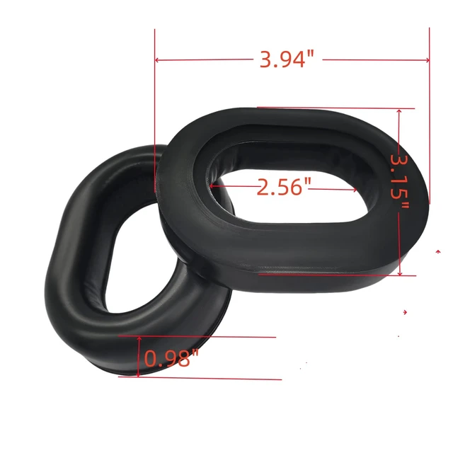 Alt view image 2 of 6 - Replacement Seals Ear Pads Cover Cups GA Headset Cushions for David Clark H10-60 H10-20 H10-13.4 H10-76 H10-30 H10-13S Aviation Earmuffs Headphones(2 Pack)