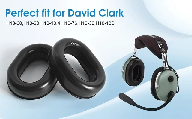 Alt view image 6 of 6 - Replacement Seals Ear Pads Cover Cups GA Headset Cushions for David Clark H10-60 H10-20 H10-13.4 H10-76 H10-30 H10-13S Aviation Earmuffs Headphones(2 Pack)