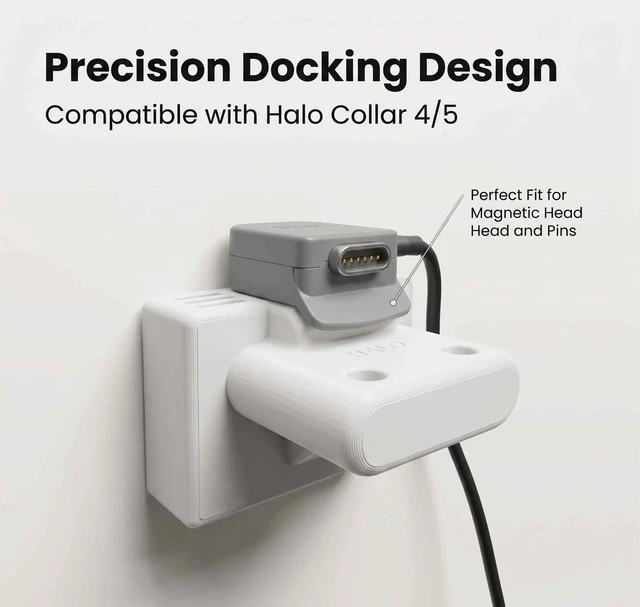 Alt view image 2 of 7 - Charging Mount for Halo Collar 4/5, Effortless Charging Solution, Keep Your Desktop Tidy, Convenient to Use, Ideal for Halo Dog Collar Accessories (Charger Not Included) (for Halo Collar 4/5)