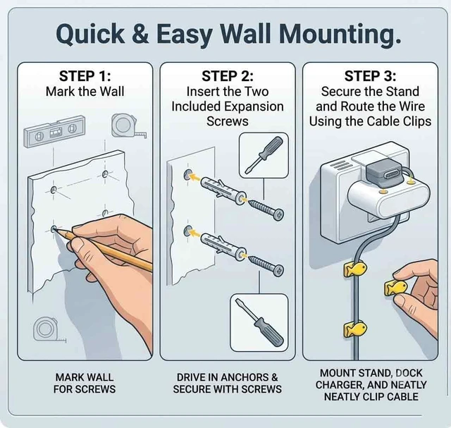 Alt view image 6 of 7 - Charging Mount for Halo Collar 4/5, Effortless Charging Solution, Keep Your Desktop Tidy, Convenient to Use, Ideal for Halo Dog Collar Accessories (Charger Not Included) (for Halo Collar 4/5)