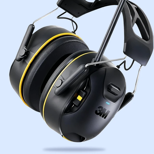 Alt view image 7 of 7 - Earpads Replacement for 3M WorkTunes, Hearing Ear Protection Ear Pads, Noise Cancelling Radio Ear Muffs, AM/FM Bluetooth Headset Protective Earmuffs Shooting Mowing (4 Packs)
