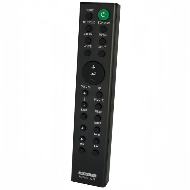Alt view image 7 of 7 - Replacement Remote Control RMT-AH412U Compatible for Sony 5.1ch Home Cinema Soundbar HT-S20R SS-S20R SA-WS20R SS-SS20R SS-SS700RF