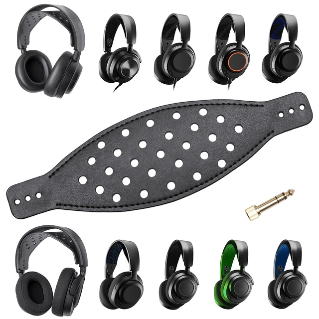 Main image of Upgraded Wide Leather Headband Straps Compatible with SteelSeries Arctis Nova Pro, Nova 7/7X/7P, Nova 1/1P/1X, Nova 5 / 5X / 5p, Nova 3 4 Wireless/Wired Gaming Headset Head Band Cushion Pads