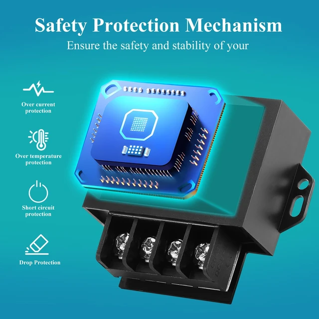 Alt view image 6 of 7 - 12V 24V to 5V Step Down Converter, 15W 3A Buck Converter with Screwdriver 12V 24V to 5V 3V 15W Voltage Regulator Power Transformer Module - Overcurrent/Short Circuit/Overvoltage Protection