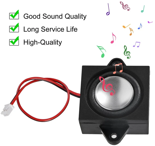 Alt view image 3 of 7 - 6pcs Mini Speaker 3 Watt 8 Ohm Loundspeaker 8ohm 3w Micro Speaker with JST-PH2.0 Interface for Small Electronic Projects Advertising Machines LCD TV Monitors