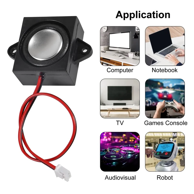 Alt view image 5 of 7 - 6pcs Mini Speaker 3 Watt 8 Ohm Loundspeaker 8ohm 3w Micro Speaker with JST-PH2.0 Interface for Small Electronic Projects Advertising Machines LCD TV Monitors