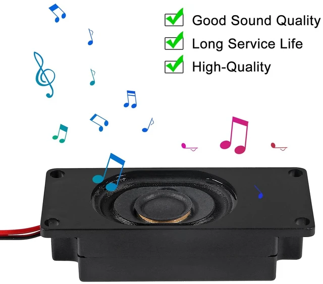 Alt view image 4 of 7 - 6pcs Speaker 3 Watt 8 Ohm Single Cavity 8ohm 3w Mini Speaker with Separating Interface Full-Range Cavity Mobile Portable Advertising Machine Speaker Connector 3.3V 5V