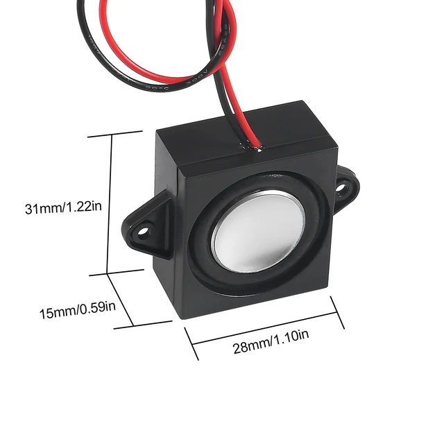Alt view image 5 of 7 - 6pcs 3 Watt 8 Ohm Mini Speaker 8ohm 3w Loudspeaker Full-Range Cavity Micro Speakers with Separating Interface 3.3V 5V for Small Electronic Projects Advertising Machines LCD TV Monitors