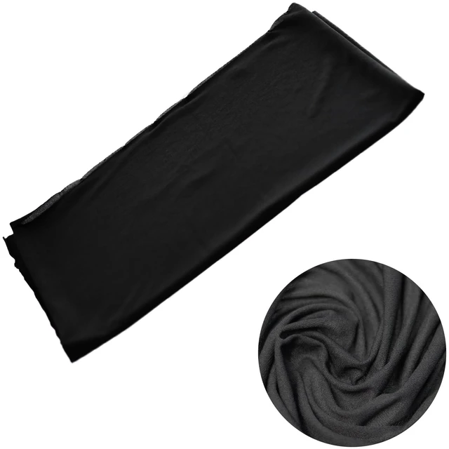 Main image of Speaker Grill Cloth, Black Stereo Mesh Fabric for Home Theater, Stage, KTV, Vintage & Automotive Speakers Repair - 69" x 39" (175 x 100 cm)