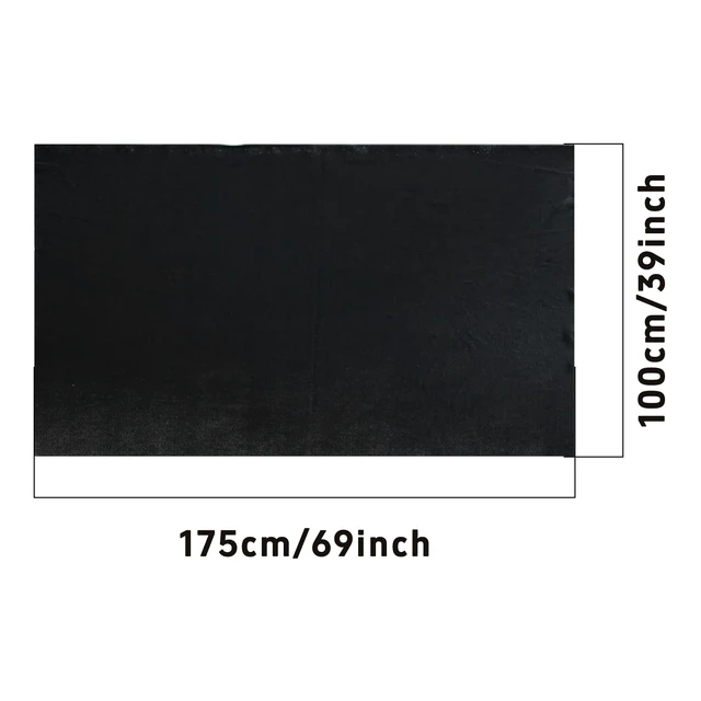 Alt view image 2 of 6 - Speaker Grill Cloth, Black Stereo Mesh Fabric for Home Theater, Stage, KTV, Vintage & Automotive Speakers Repair - 69" x 39" (175 x 100 cm)